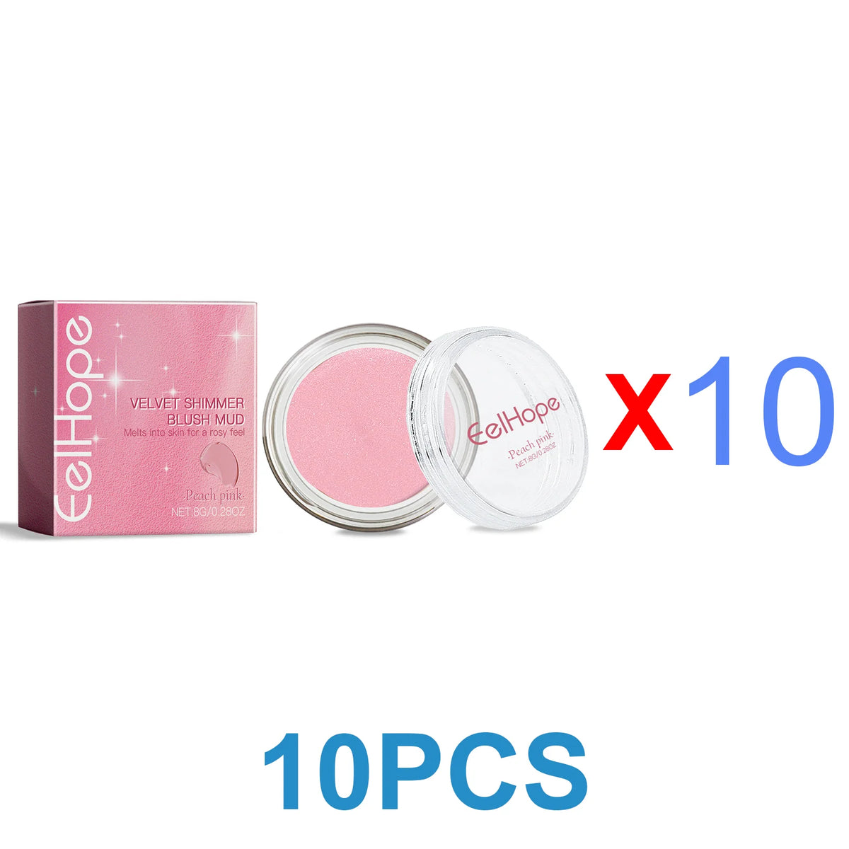 Velvet Cream Blush Mud Glow Hyaluronic Acid Makeup