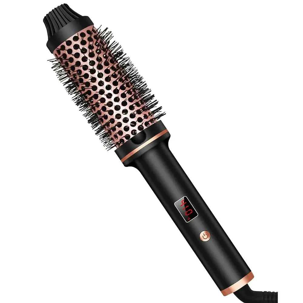 Three In One Ionic Hair Curler Straightener Styling Brush