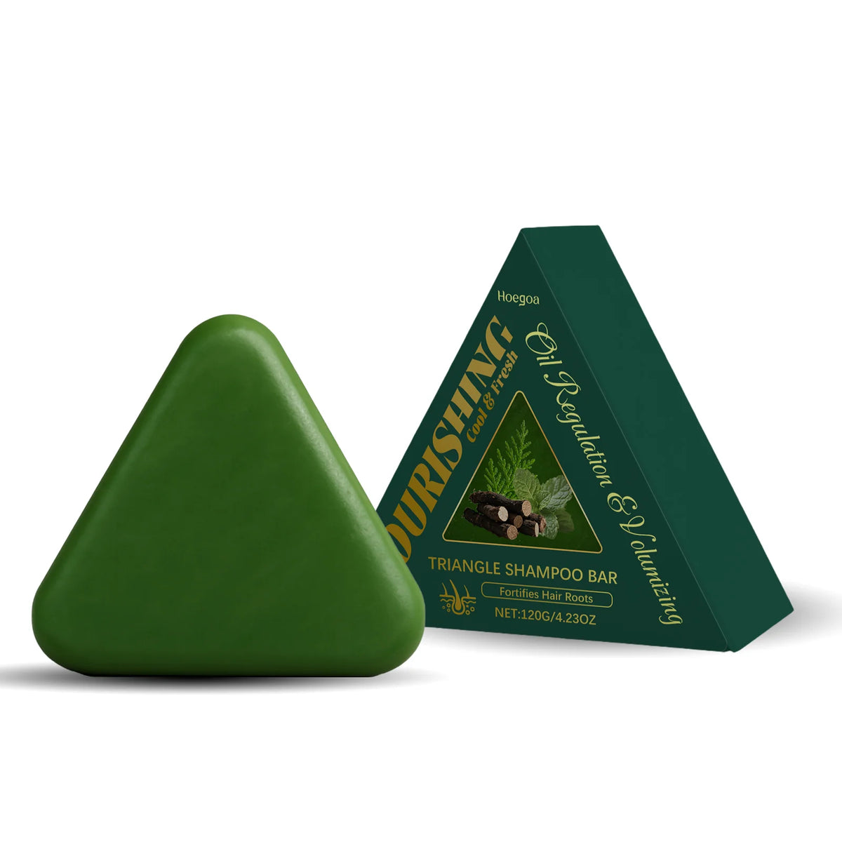 Triangle Polygonum Multiflorum Peppermint Shampoo Bar