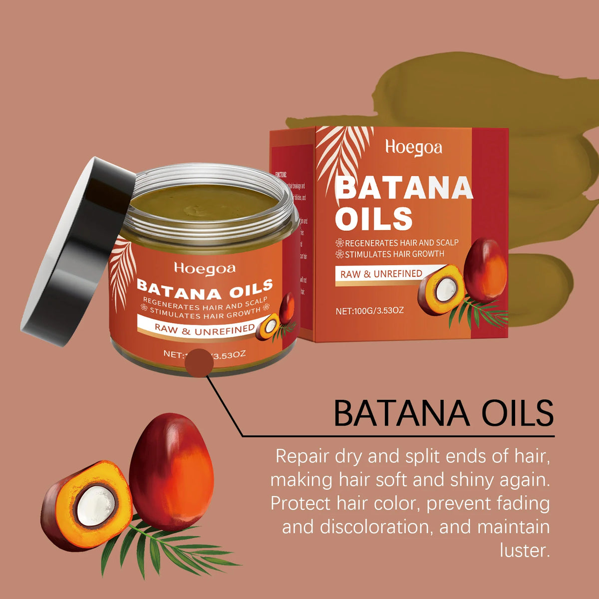 Batana Oil Hair Conditioner Smooth Hair Care