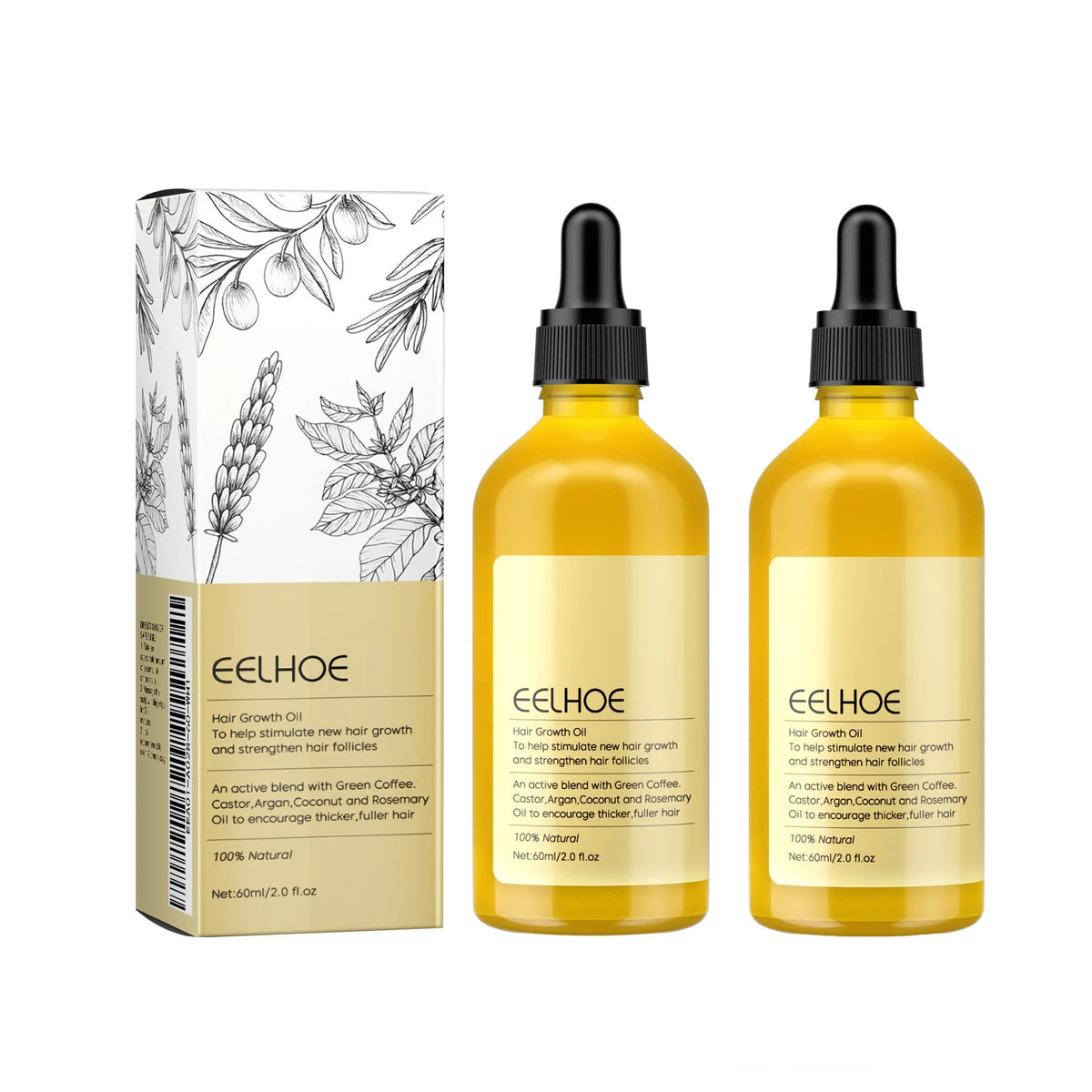 Natural Rosemary Hair Growth Oil Scalp Nourishing Serum