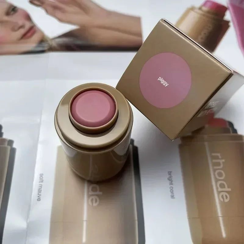 Rhod Pocket Lip Cheek Hydrating Blush Stick Makeup