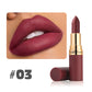 Six Color Matte Velvet Lipstick Nude Coffee Makeup