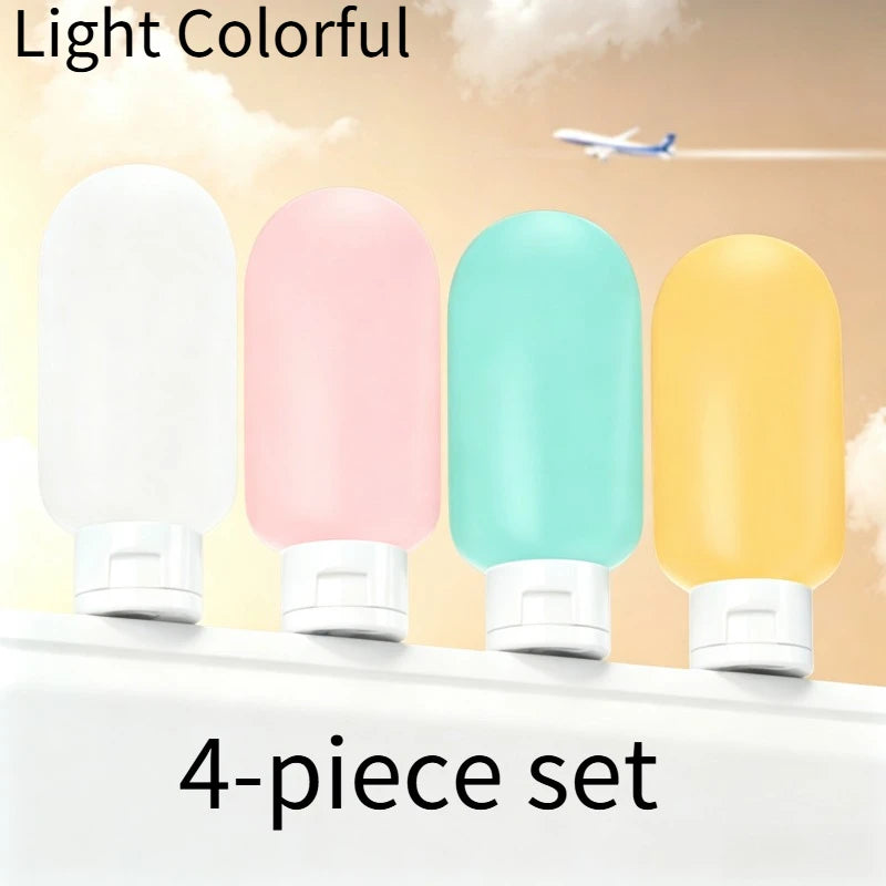 Travel Refillable Soft Squeeze Toiletry Bottle Set