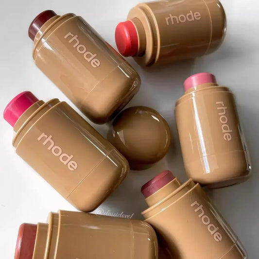 Rhod Pocket Lip Cheek Hydrating Blush Stick Makeup