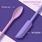 Reusable Silicone Cosmetic Jar Scrapers Mini Spatula Set