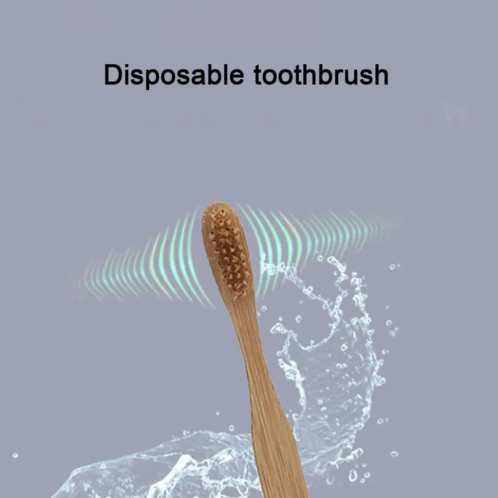 Natural Bamboo Toothbrush Biodegradable Eco Friendly Oral Care