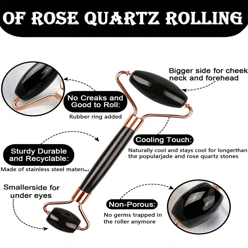 Ice Face Roller Gua Sha Facial Massage Tool Set