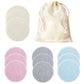 12 Piece Reusable Bamboo Cotton Makeup Remover Pads