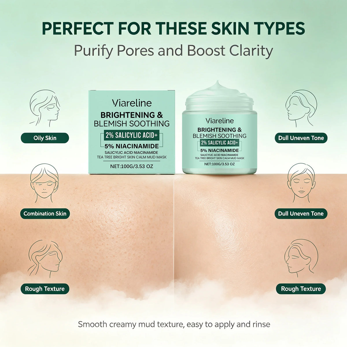 Tea Tree Clay Mask Pore Purifying Oil Control