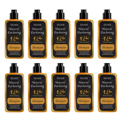 Herbal Black Dye Shampoo Hair Coloring Care