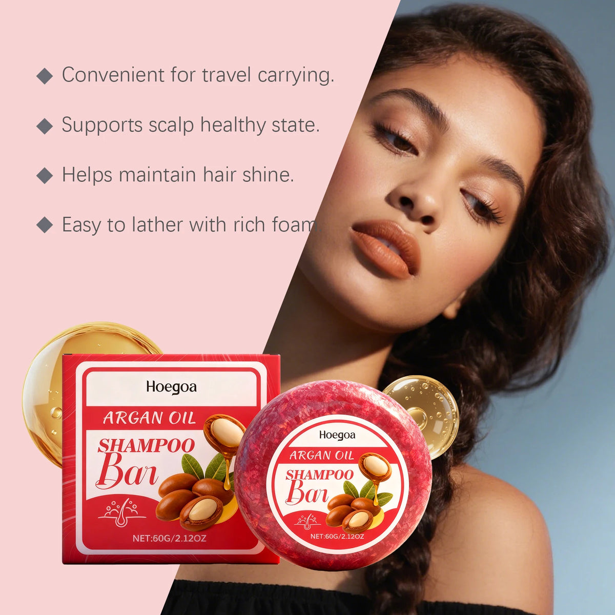 60G Nourishing Shampoo Bar Moisturizing Oil Control