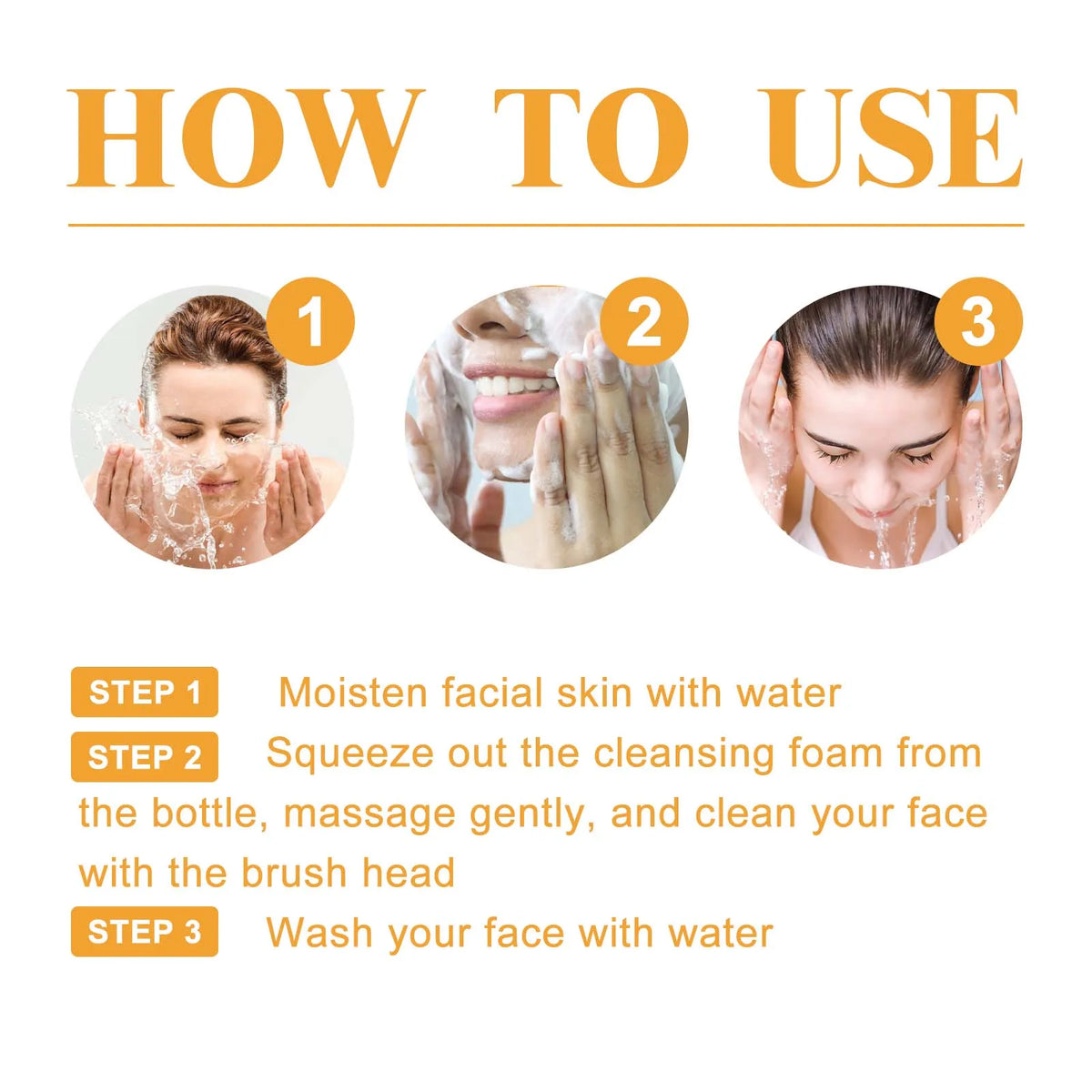 Two In One Turmeric Cleanser Silicone Brush Head