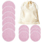 12 Piece Reusable Bamboo Cotton Makeup Remover Pads