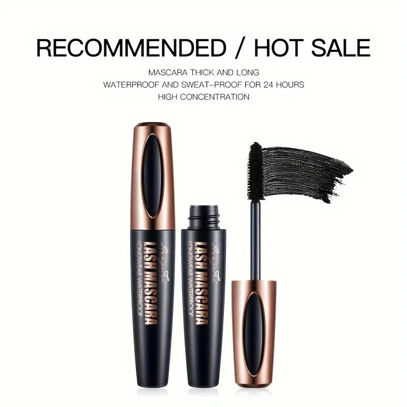 4D Black Lash Mascara Waterproof Smudge Proof Long Lasting