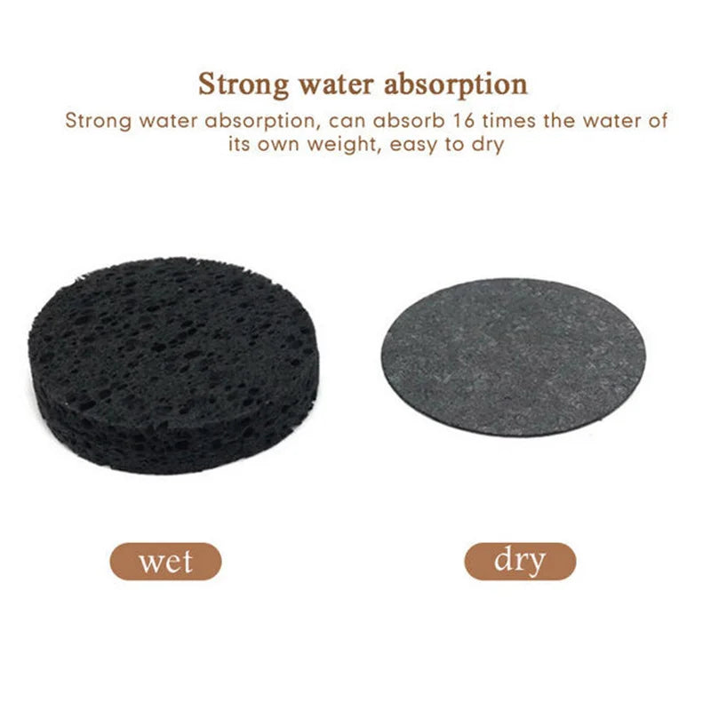 Compressed Natural Facial Cleansing Sponges Exfoliating Pads