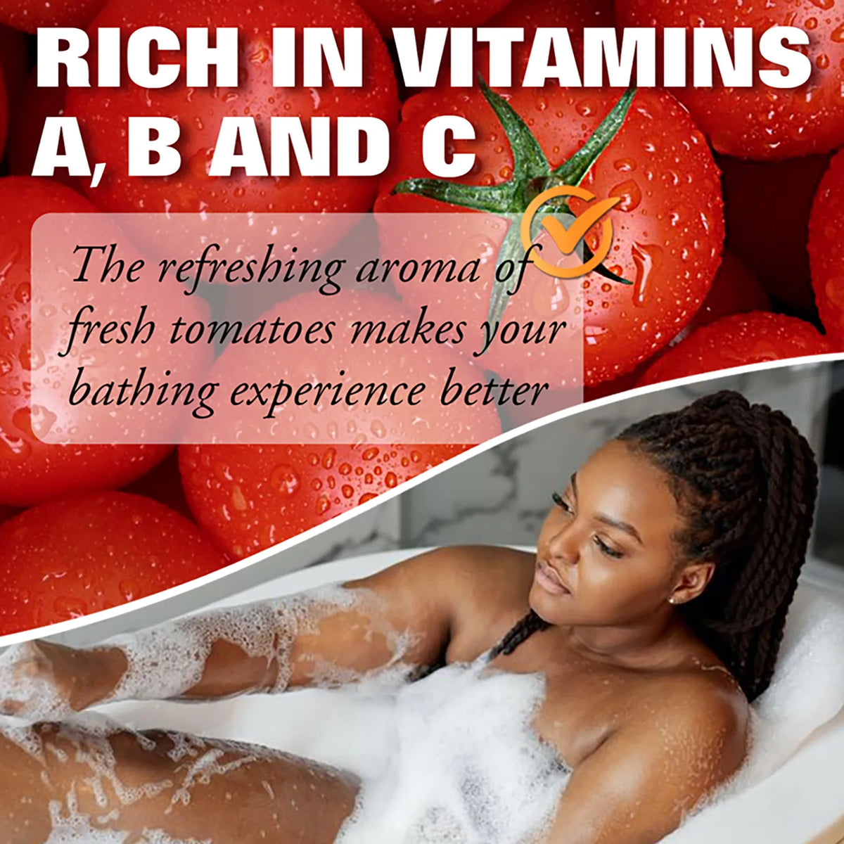 Organic Tomato Soap Bar Face Body Cleansing