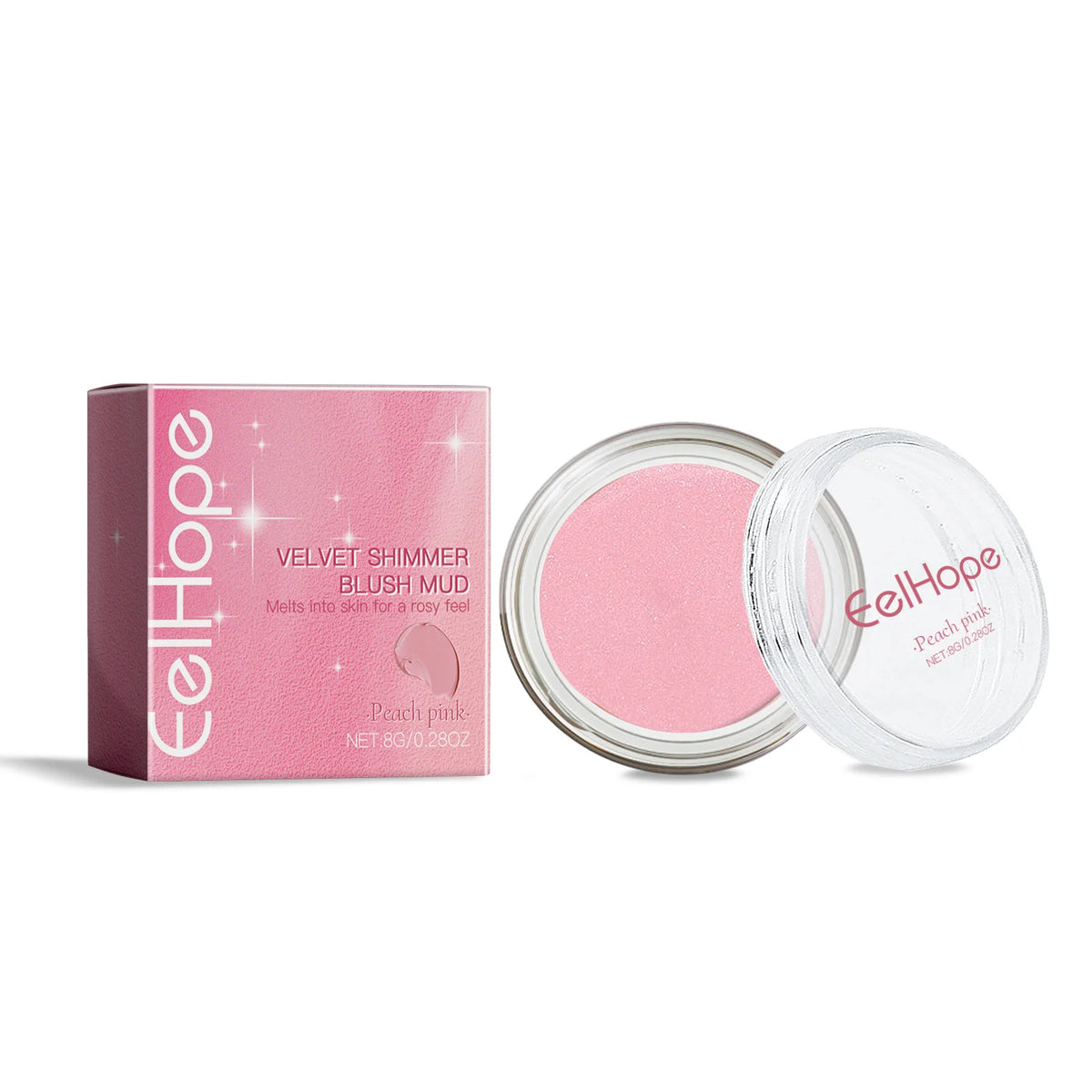 Velvet Cream Blush Mud Glow Hyaluronic Acid Makeup