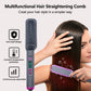 Electric Hot Comb Negative Ion Hair Straightening Brush