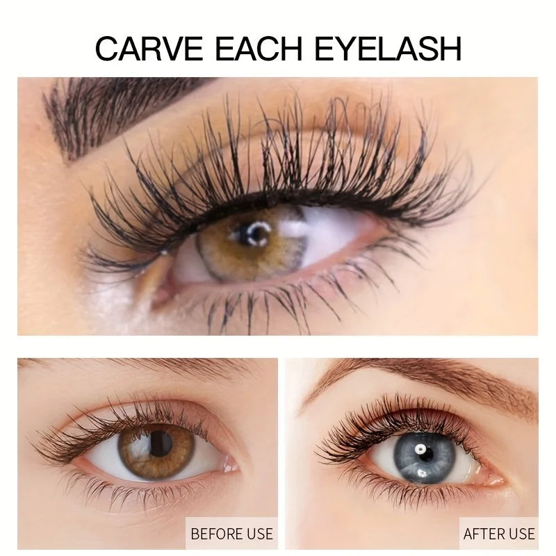 4D Black Lash Mascara Waterproof Smudge Proof Long Lasting