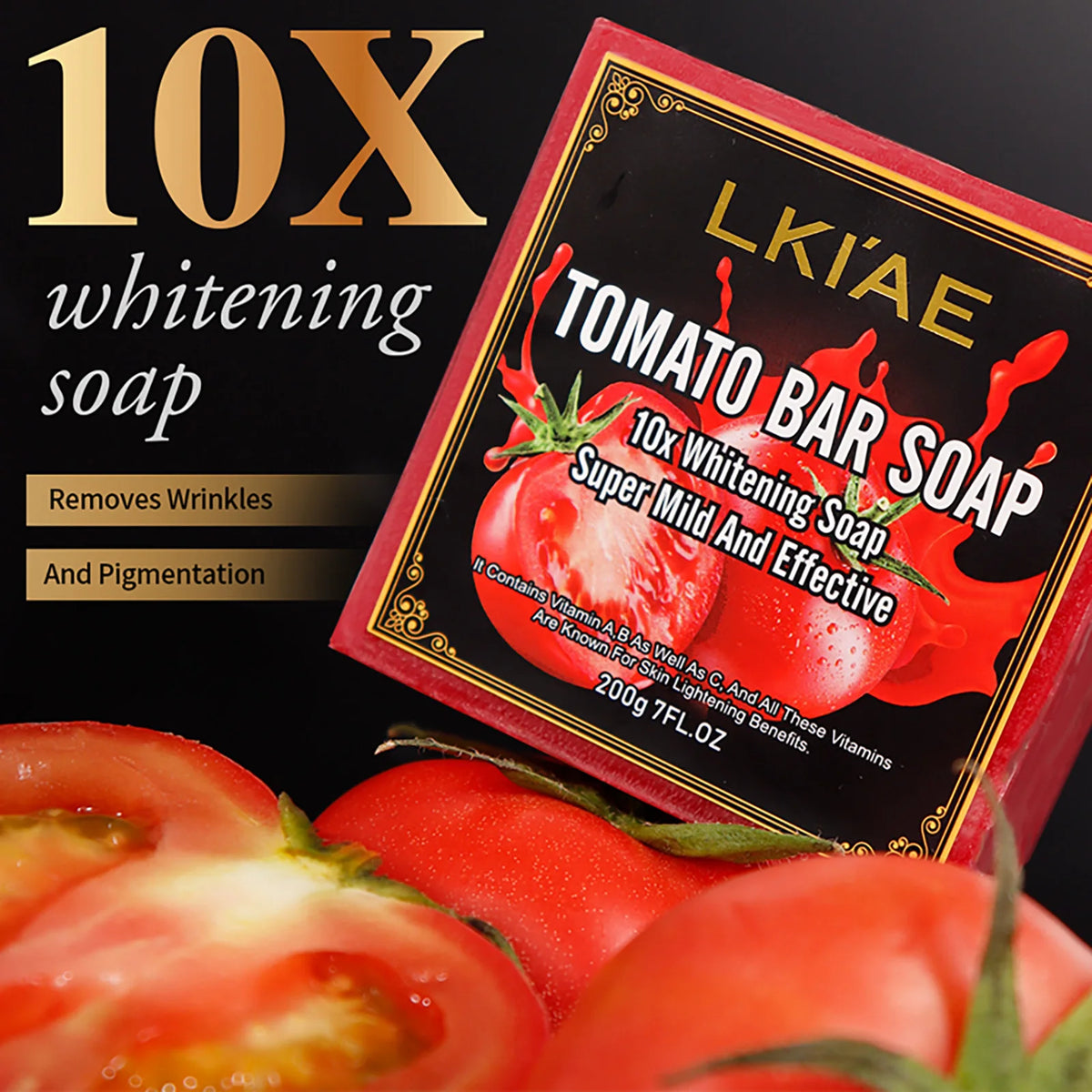 Organic Tomato Soap Bar Face Body Cleansing