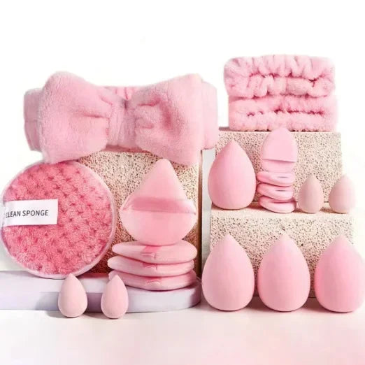 20 Piece Makeup Sponge Blender Foundation Concealer Kit