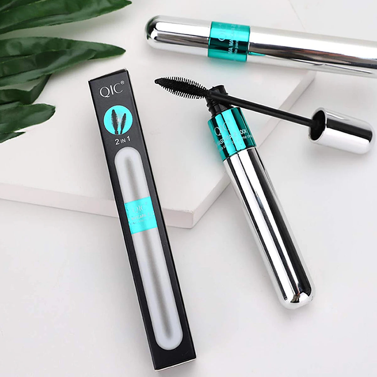 Double In One Silk Fiber Waterproof Mascara