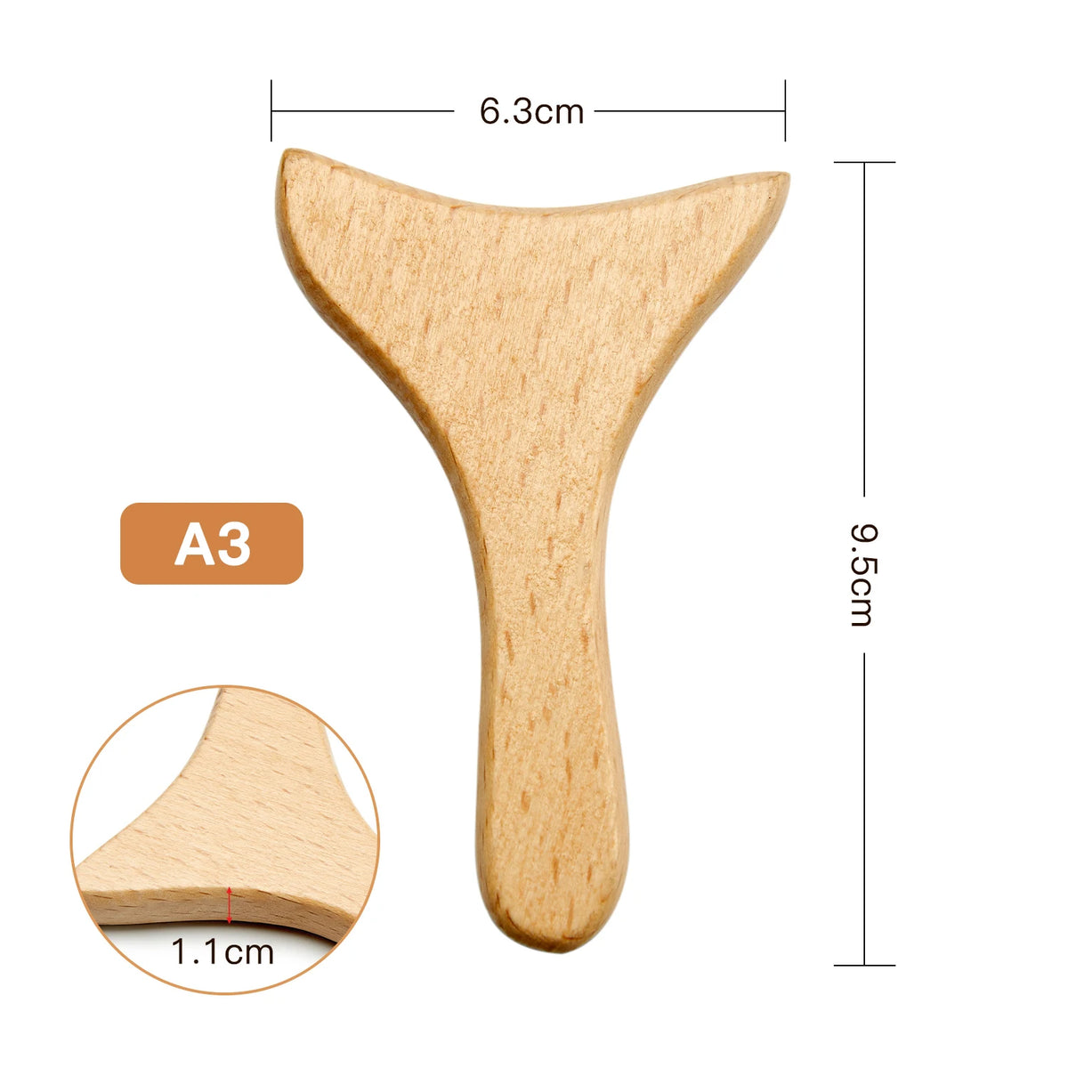 Wood Therapy Face Massager Maderoterapia Gua Sha Tool