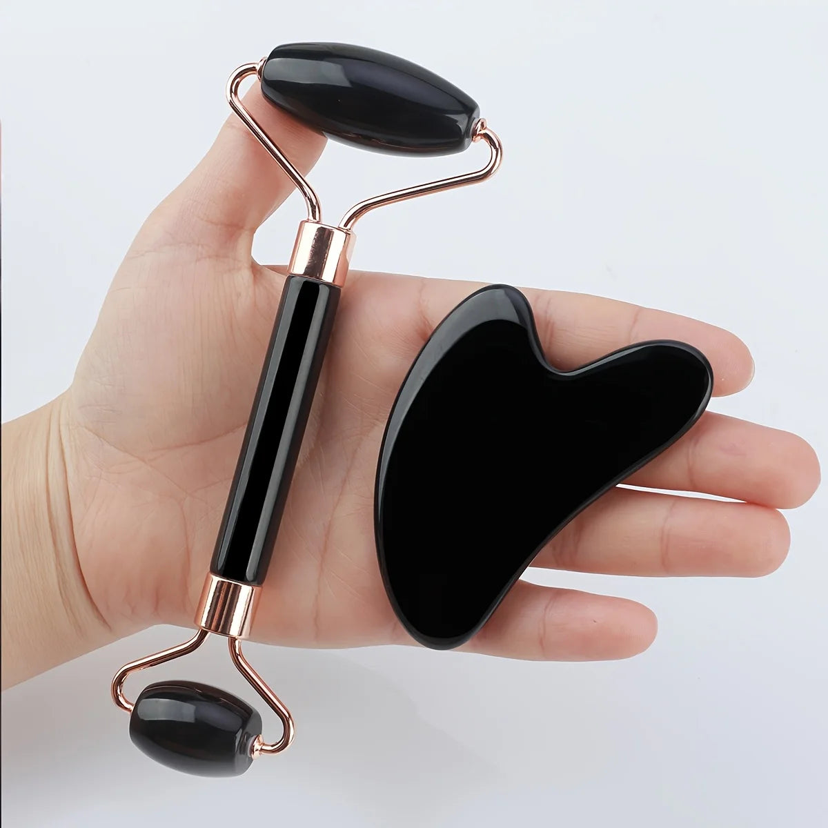 Ice Face Roller Gua Sha Facial Massage Tool Set