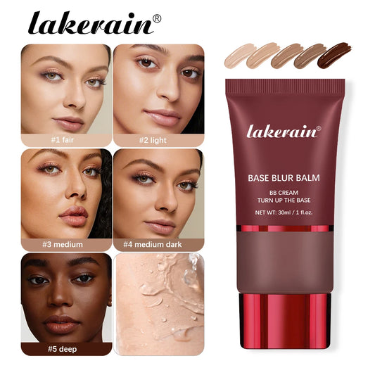 Five Color Matte Liquid Foundation Sweat Resistant Makeup