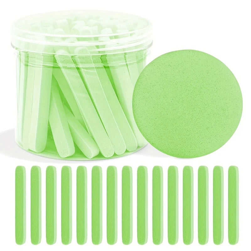 Compressed Face Wash Puff Cleansing Sponge Storage Box