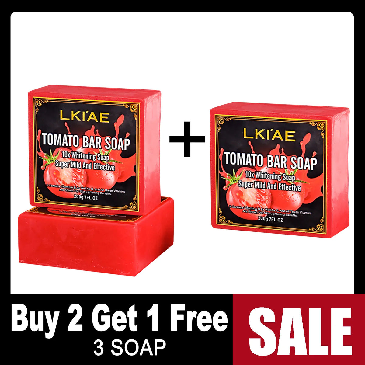 Organic Tomato Soap Bar Face Body Cleansing