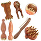Copper Sandalwood Meridian Massage Comb Scalp Guasha Tool