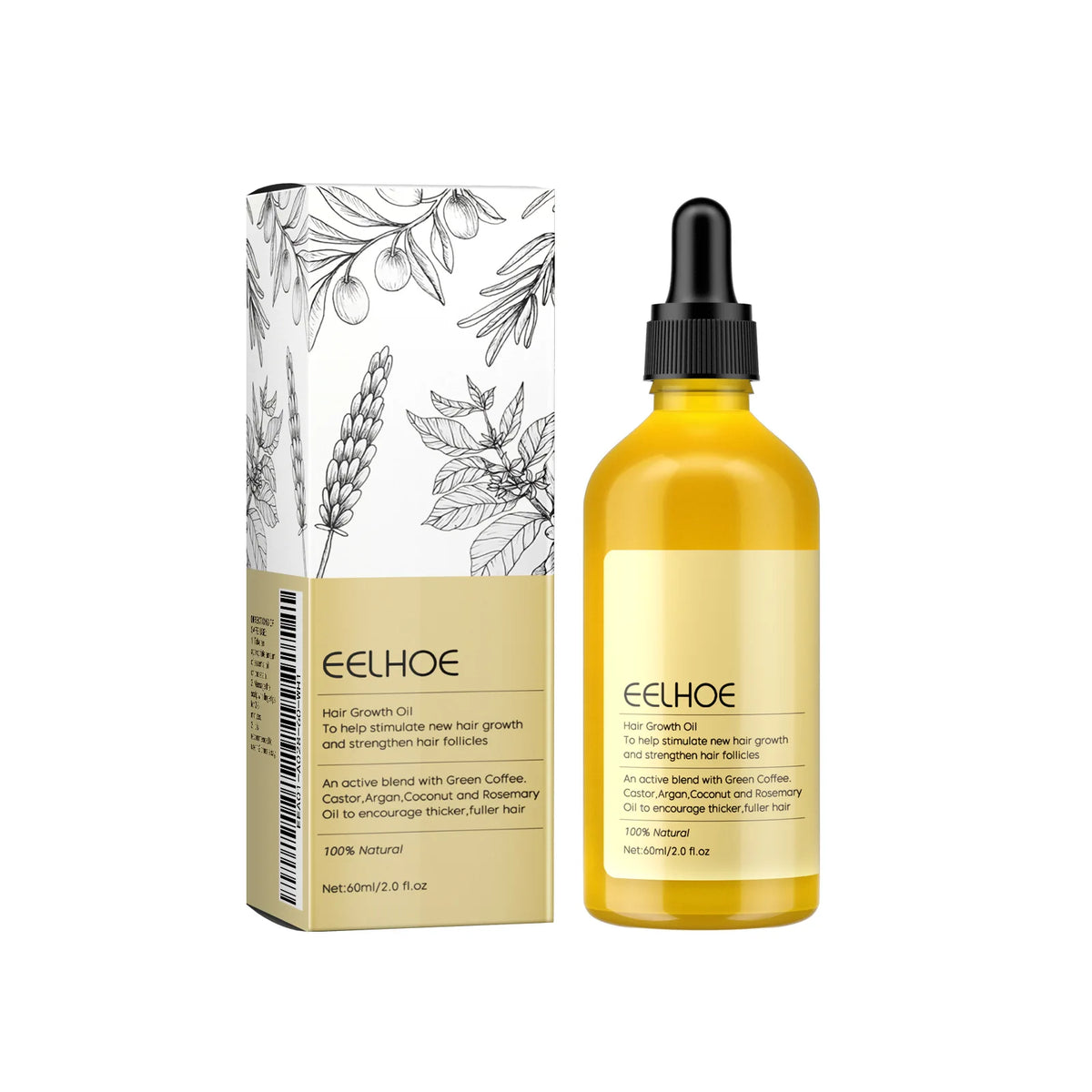 Natural Rosemary Hair Growth Oil Scalp Nourishing Serum