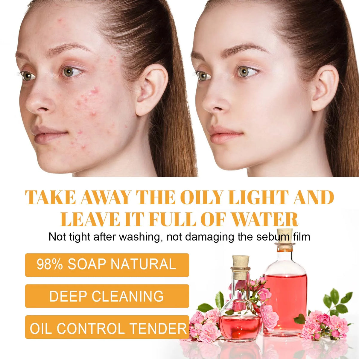 Two In One Turmeric Cleanser Silicone Brush Head