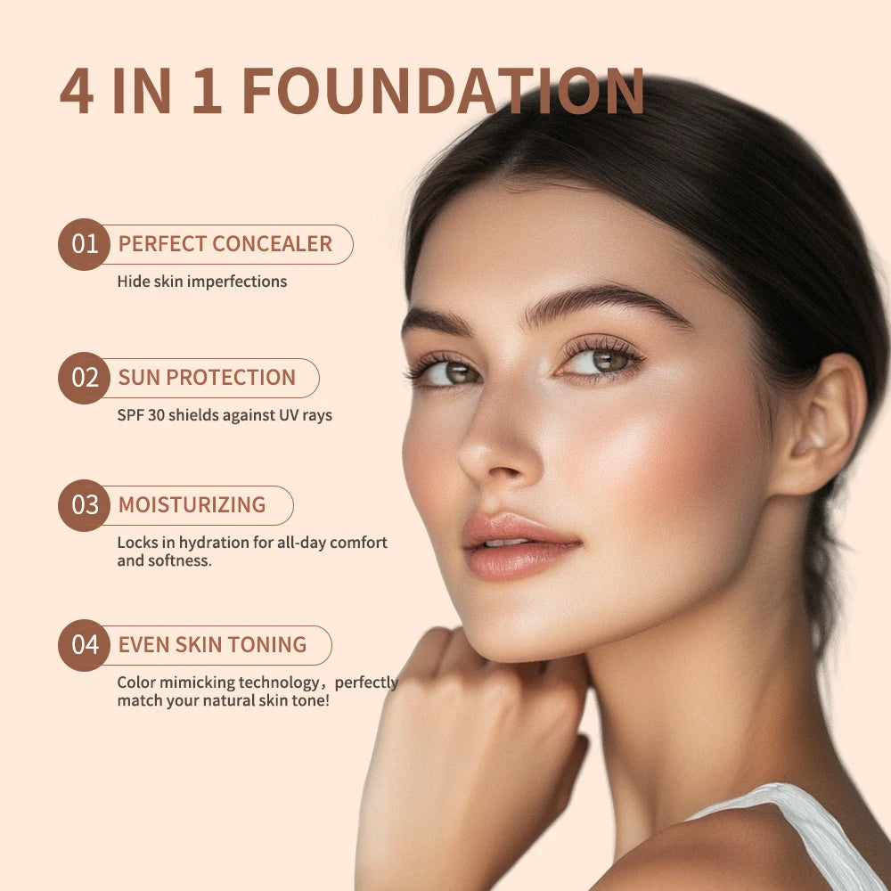 Four In One Color Changing Hydrating Foundation Makeup