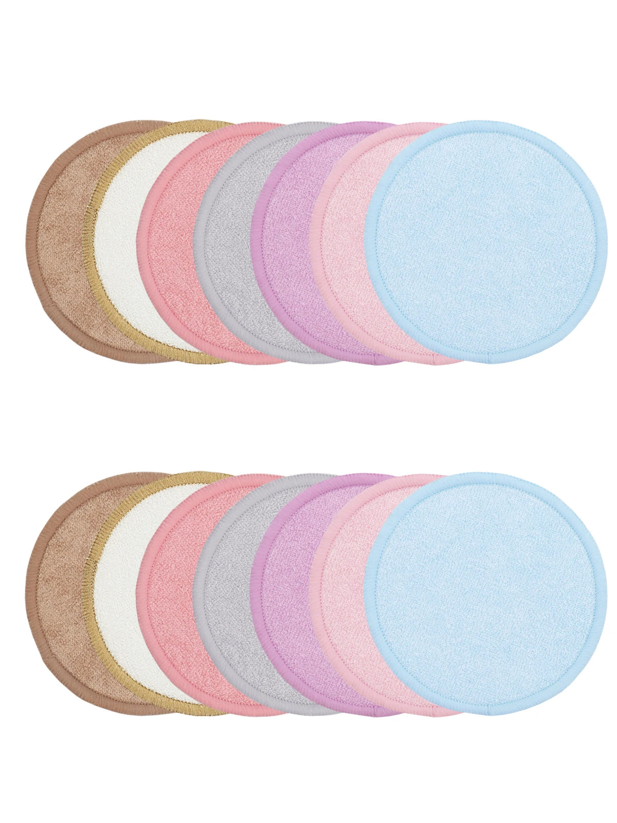 Bamboo Fiber Reusable Makeup Remover Pads Face Cleanser