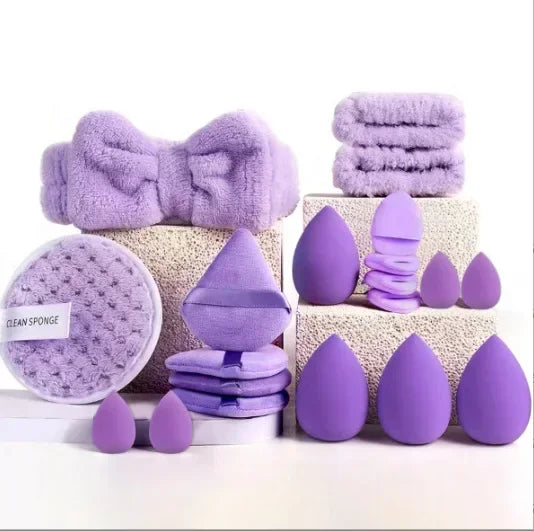 20 Piece Makeup Sponge Blender Foundation Concealer Kit