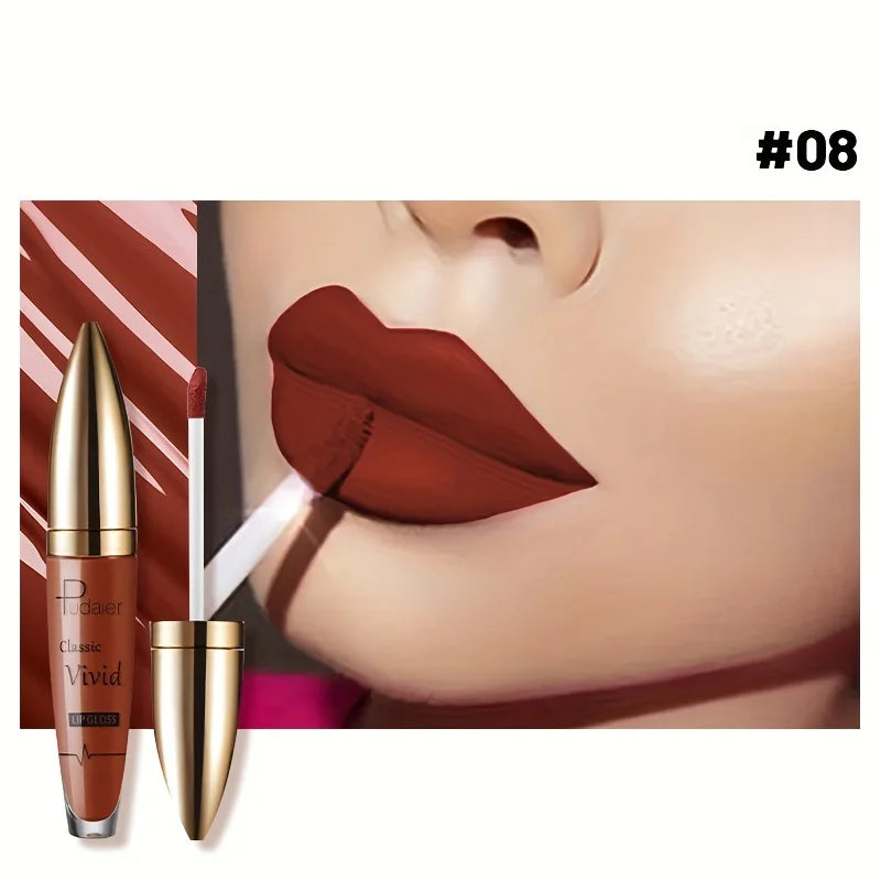 High Pigmented Matte Lip Glaze Long Lasting Makeup