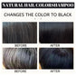 Herbal Black Dye Shampoo Hair Coloring Care