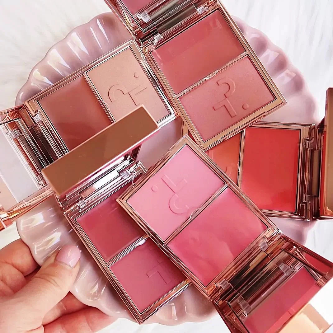 Double Take Cream Powder Blush Duo