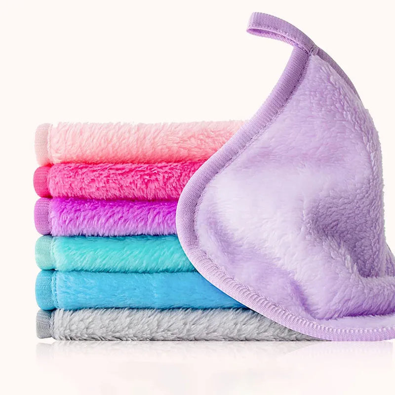 10 Piece Microfiber Face Cleaning Makeup Remover Cloths