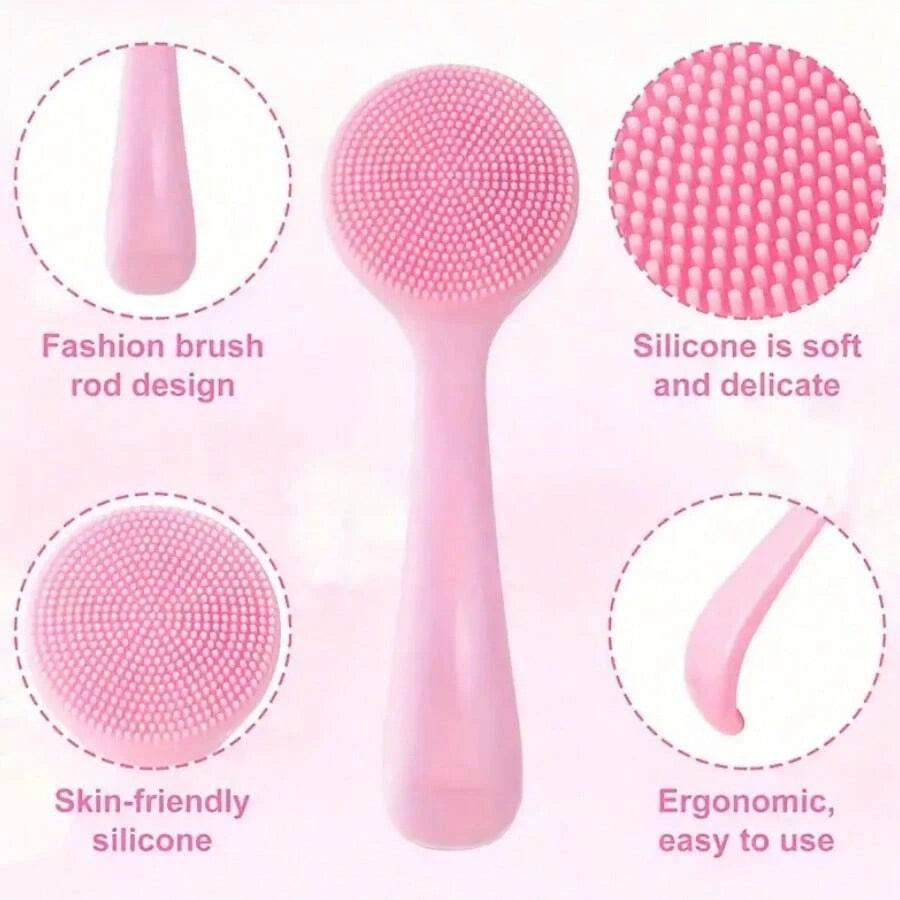 Silicone Facial Cleansing Brushes Gentle Exfoliating Set