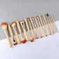 18 Piece Bamboo Makeup Brushes Eyeshadow Foundation Blush Set