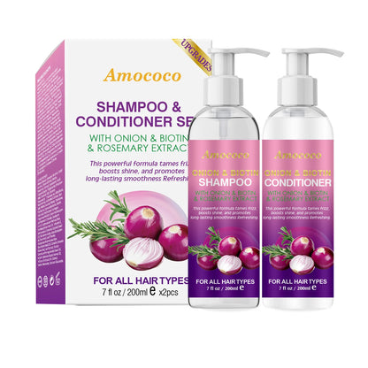 Onion Biotin Rosemary Shampoo Conditioner Set