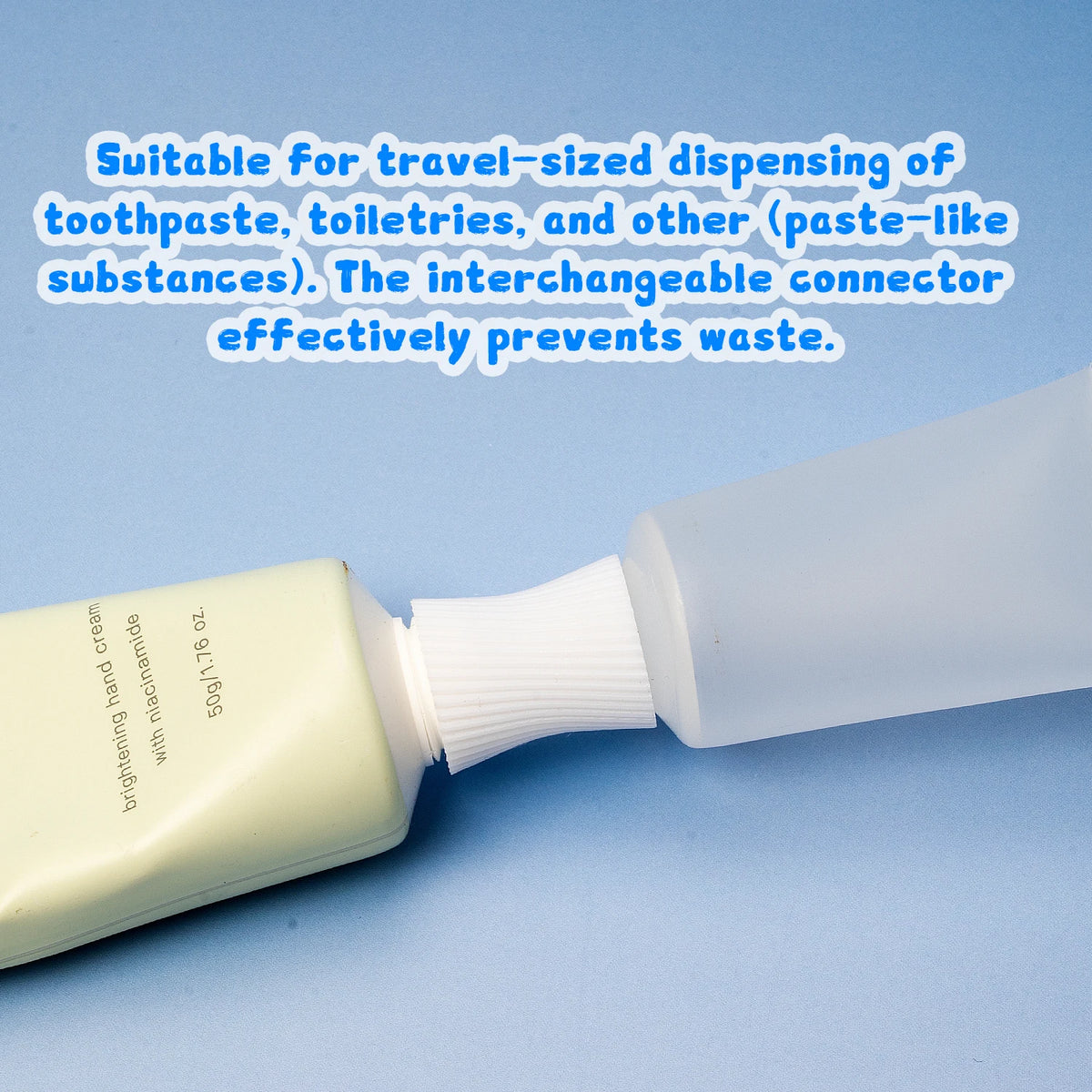Portable Travel Refillable Cosmetic Toothpaste Lotion Bottles