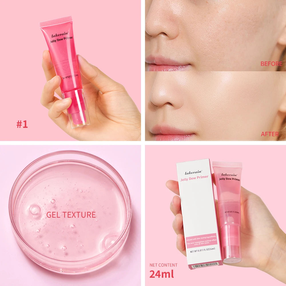 Peach Jelly Dew Hydrating Face Primer Gel Makeup