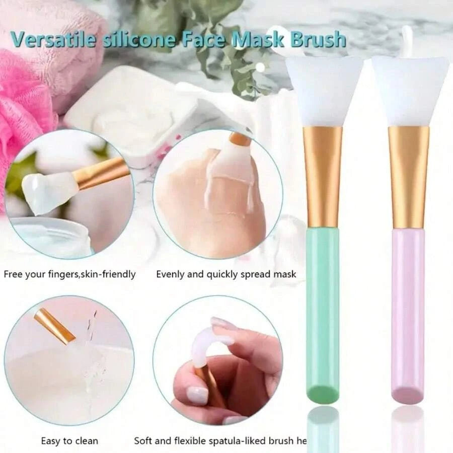 Silicone Facial Cleansing Brushes Gentle Exfoliating Set