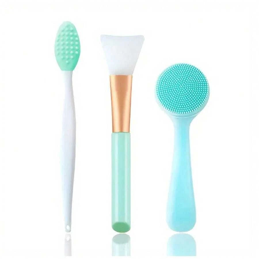 Silicone Facial Cleansing Brushes Gentle Exfoliating Set