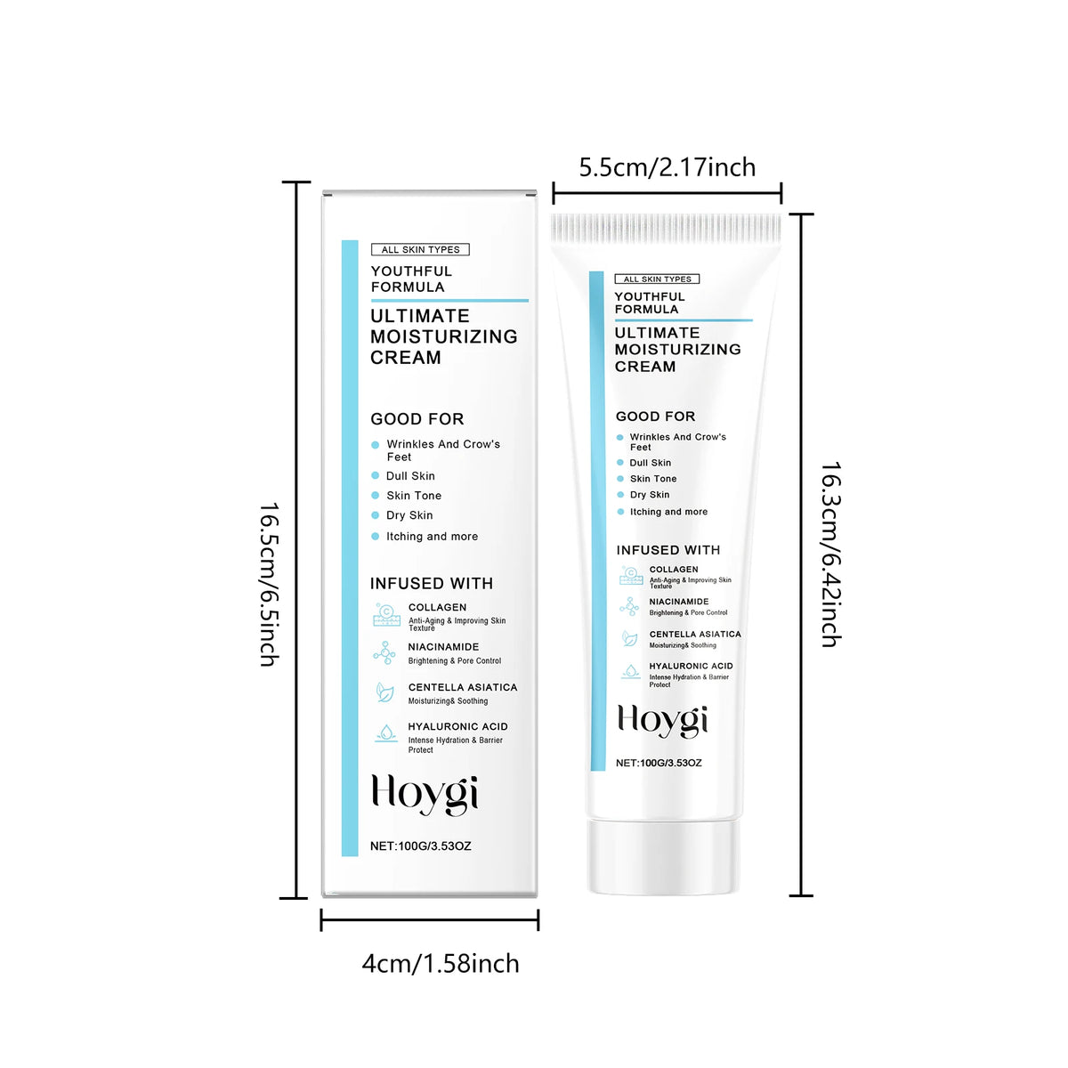 Centella Moisturizing Cream Hyaluronic Acid Barrier Care